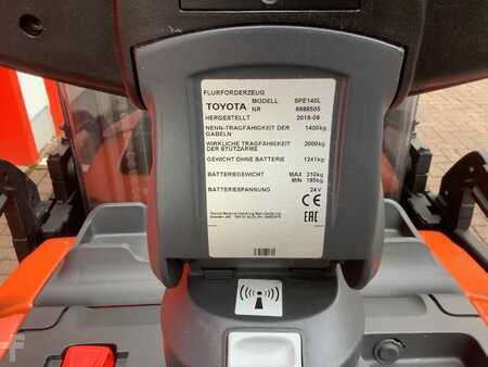 Hochhubwagen 2019  Toyota SPE140L (10)