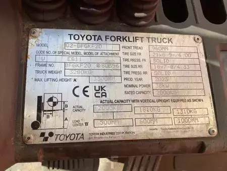 Chariots élévateurs GPL 2023  Toyota 02-8FGF20F-Export (9)