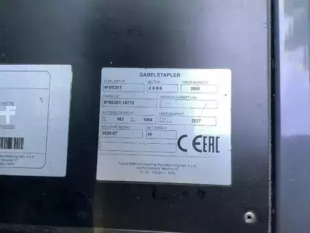 Elektro tříkolové VZV 2020  Toyota 8FBE20T-Export (9)