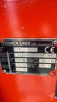 3-wiel elektrische heftrucks 2003  Linde E10 (3)