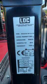 Wózek wysokiego podnoszenia 2019  Loc MANULOC BI 1300 TLL47 SP (5)
