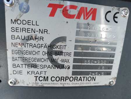 3-wiel elektrische heftrucks 2012  TCM TCM FTB16-7 (6)