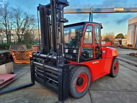 Diesel gaffeltruck 2023 HC (Hangcha) CPCD100-XW96G mit Waage und Kamera (1)