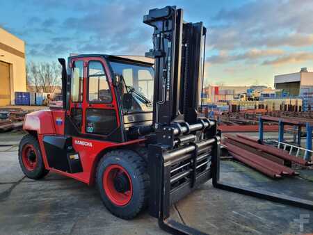 Diesel gaffeltruck 2023 HC (Hangcha) CPCD100-XW96G mit Waage und Kamera (2)