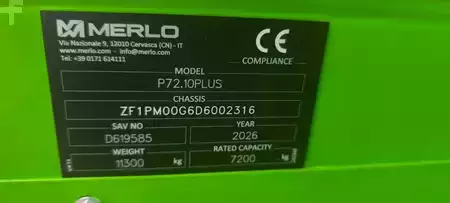 Ładowarki teleskopowe 2026  Merlo P 72.10 PLUS (3)