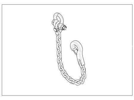 Muut  [div] Gooseneck Safety Chains (2)