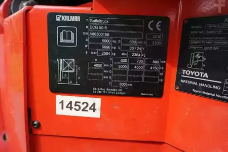 4-wiel elektrische heftrucks 2016  Kalmar ECG50-6 WB 2100 (7)