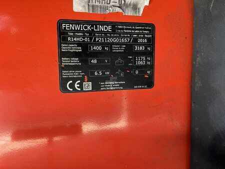 Carretilla retráctil 2016  Linde R14HD-01 (4)