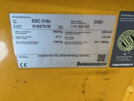 Ledstaplare sitt 2020  Jungheinrich ESC316z (4)