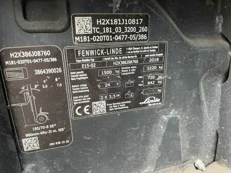 Carrelli elettrici 3 ruote 2018  Linde E15-02 (4)