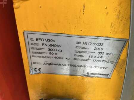 Elektryczne 4-kołowe 2016  Jungheinrich EFGS30 (4)