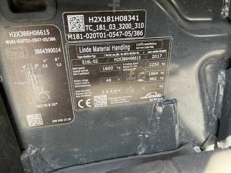 El truck - 3 hjulet 2017  Linde E16L-02 (4)