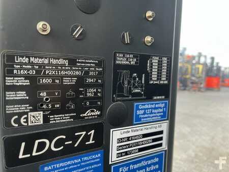 Carrelli retrattili 2017  Linde R16X-03 (4)
