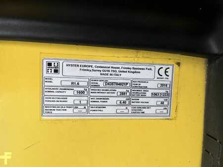 Rækketruck 2016  Hyster R1.6 (4)