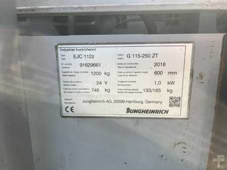 Wózek wysokiego podnoszenia 2018  Jungheinrich EJC112z (4)