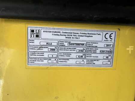 Reach Trucks 2017  Hyster R2.5 (4)