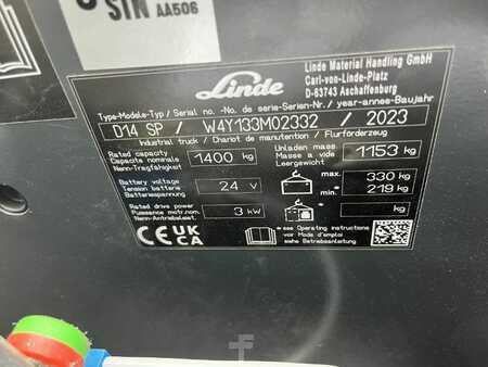 Ruční vysokozdvižný vozík 2023  Linde D14SP (4)