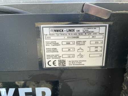 Wózek wysokiego podnoszenia 2017  Linde L10B (4)