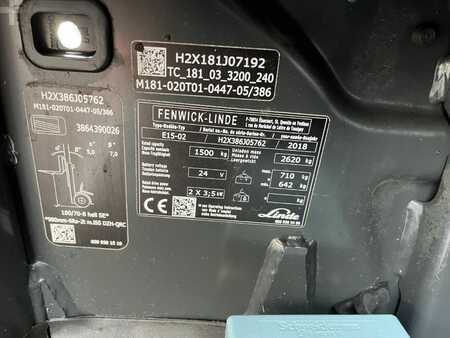 Carrelli elettrici 3 ruote 2018  Linde E15-02 (4)