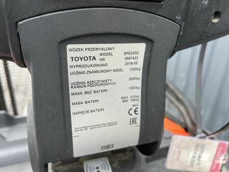 Wózki z platformą operatora 2018  BT SPE200D (4)