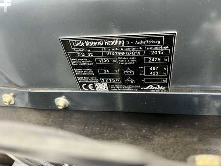 3-wiel elektrische heftrucks 2015  Linde E12-02 (4)