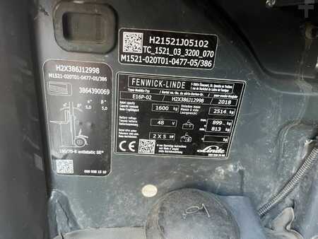 Elektryczne 4-kołowe  Linde E16P-02 (4)