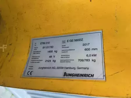 Retráctil 2017  Jungheinrich ETM216 (4)