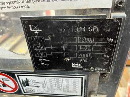 VZV s plošinou pro řidiče 2017  Linde D14SP (9)