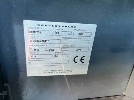 Sähkö - 4 pyör 2014  Toyota 8FBMT35 (4)