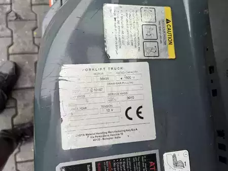 Gas truck 2016  Toyota 8FGF15F (4)