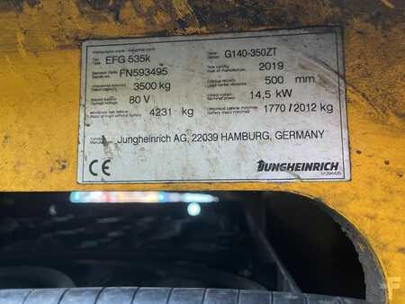 Elektromos 4 kerekű 2019  Jungheinrich EFG535k (5)