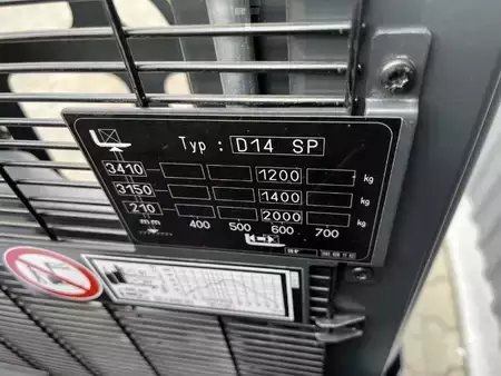 Beállós targonca 2023  Linde D14SP (5)