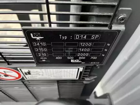 Beállós targonca 2023  Linde D14SP (5)