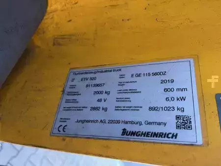 Reach Trucks 2019  Jungheinrich ETV320 (4)