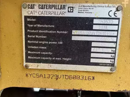 Teleskoptruck fast bom 2018  CAT Lift Trucks TH357D (4)