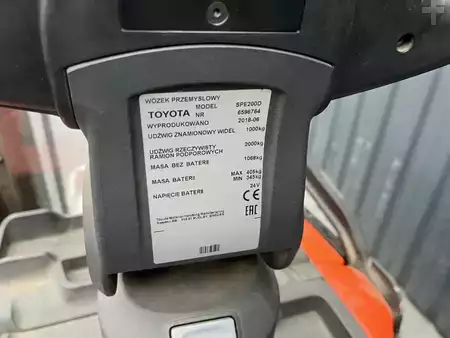 Beállós targonca 2018  BT SPE200D (4)