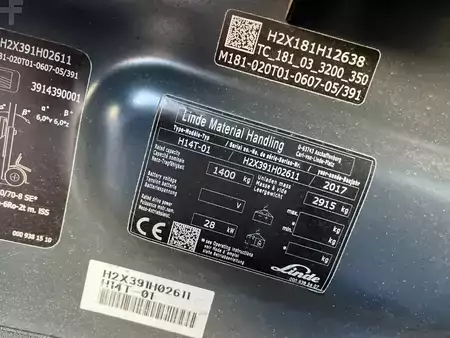 Chariots élévateurs GPL 2017  Linde H14T-01 (4)