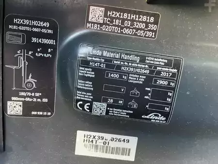 Chariots élévateurs GPL 2017  Linde H14T-01 (4)