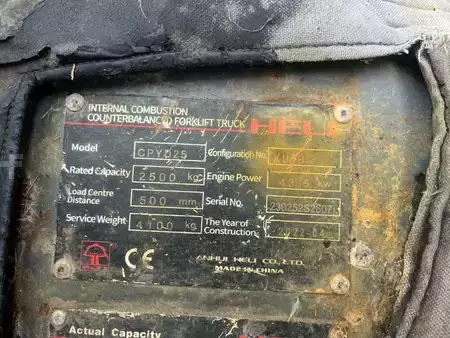 Carretilla elevadora GLP 2022  Heli CPYD25 (4)