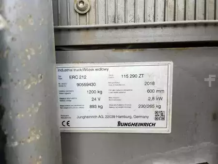 Apilador conductor incorporado 2018  Jungheinrich ERC212 (4)
