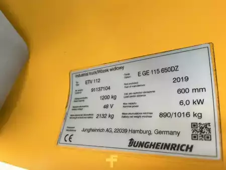 Carrelli retrattili 2019  Jungheinrich ETV112 (4)