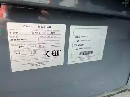 Elektromos 4 kerekű 2023  Toyota 9FBH80T (4)