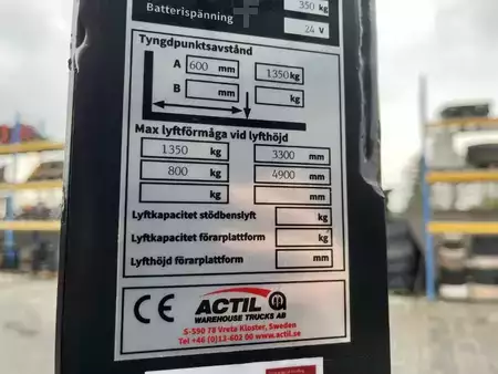 Ledstaplare sitt  [div] Actil L1350 (5)