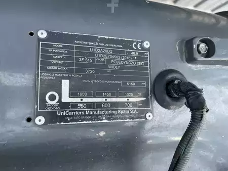 Chariots élévateurs GPL 2018  Unicarriers U1D2A20LQ (4)