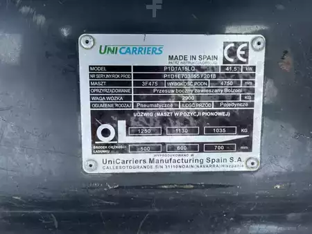 Chariots élévateurs GPL 2018  Unicarriers P1D1A15LQ (4)