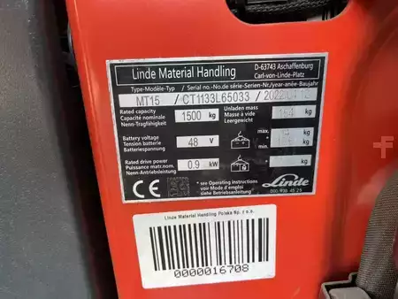 Elektrische palletwagens 2022  Linde MT15 (4)