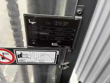 Beállós targonca 2019  Linde D14SP (6)