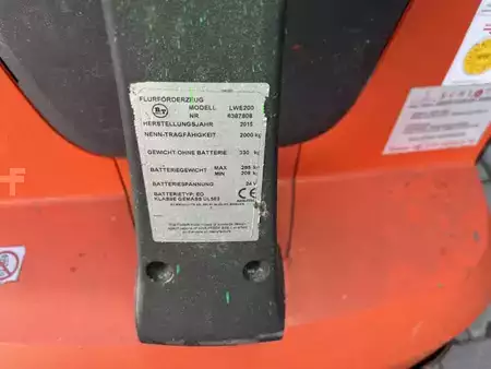 Electric Pallet Trucks 2015  BT LWE200 (4)