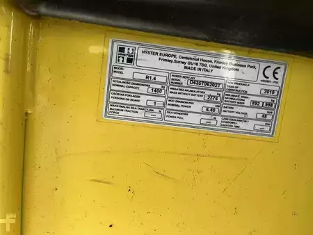 Chariots à mât rétractable 2019  Hyster R1.4 (4)