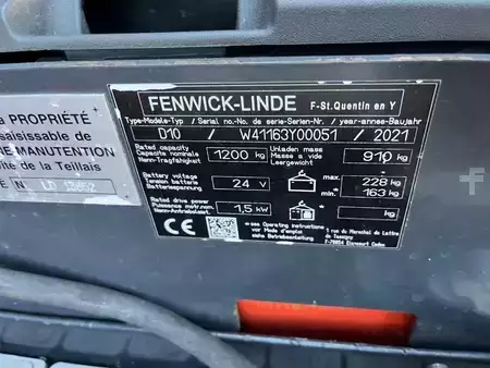 Lavtløftende truck 2021  Linde D10 (4)